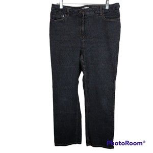 Van Heusen Women's Dark Blue Denim Stretch Jeans Size 12 Short